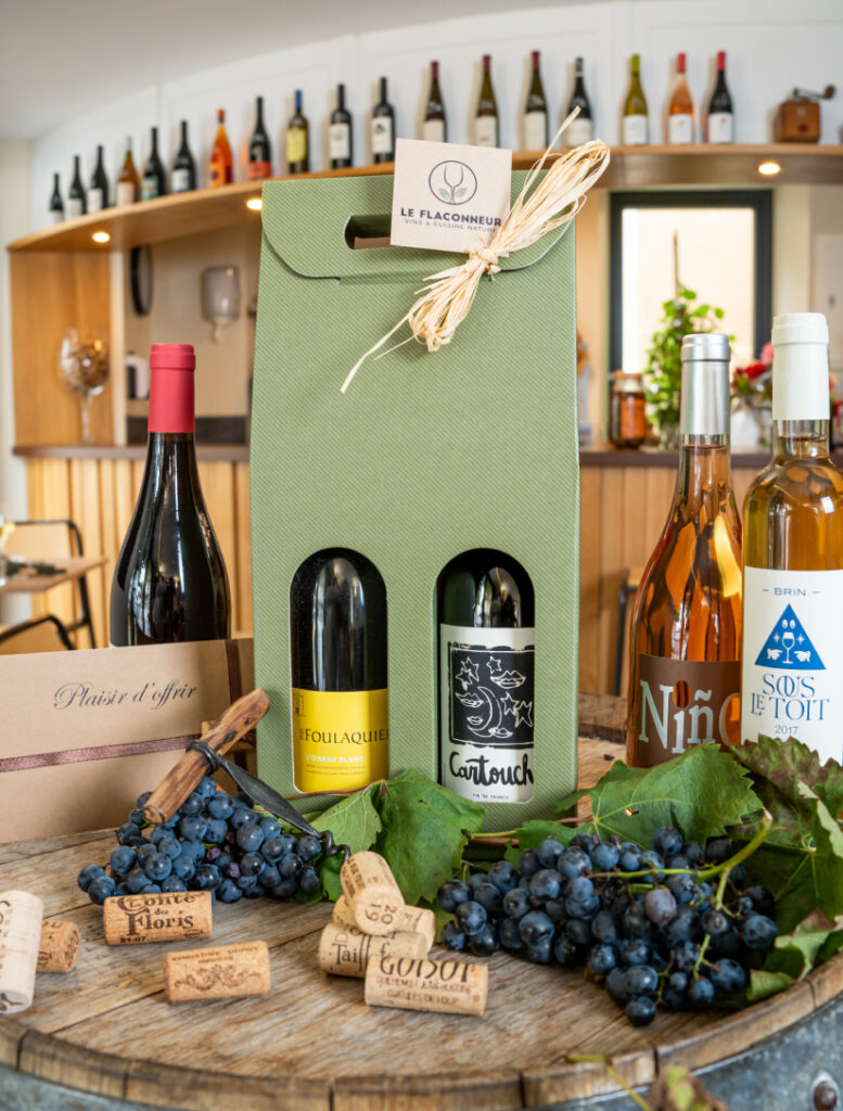 cave à vins naturels à Rignac - Coffret cadeau - Le flaconneur