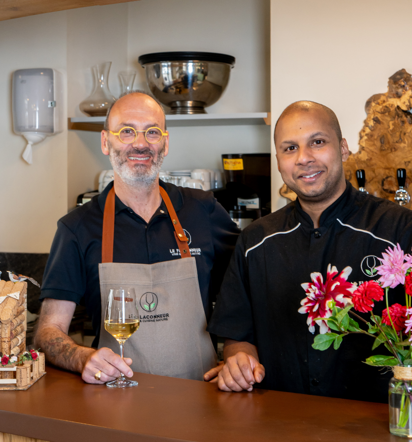 Gilles et J-B gérants du Flaconneur - Restaurant à Rignac